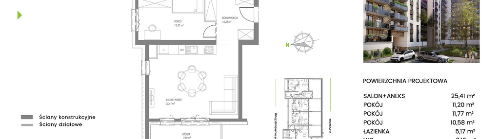 Mieszkanie w inwestycji: Piekarska Park