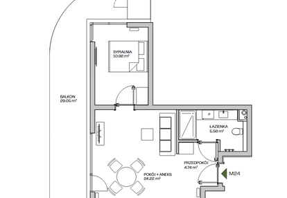 Mieszkanie w inwestycji: Zielona Marina - Apartamenty inwestycyjne