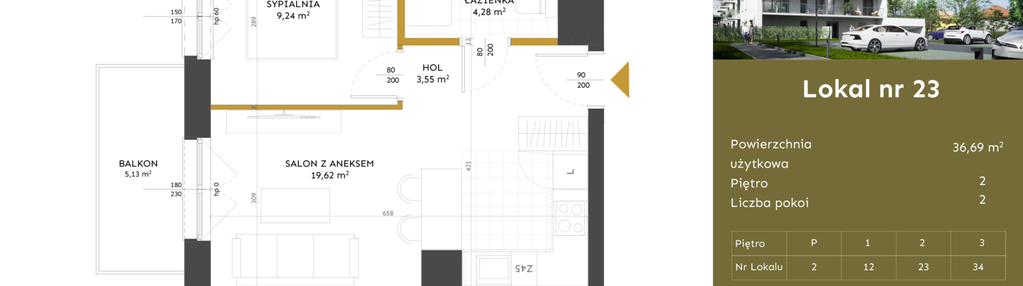 Mieszkanie w inwestycji: Apartamenty 3 Maja