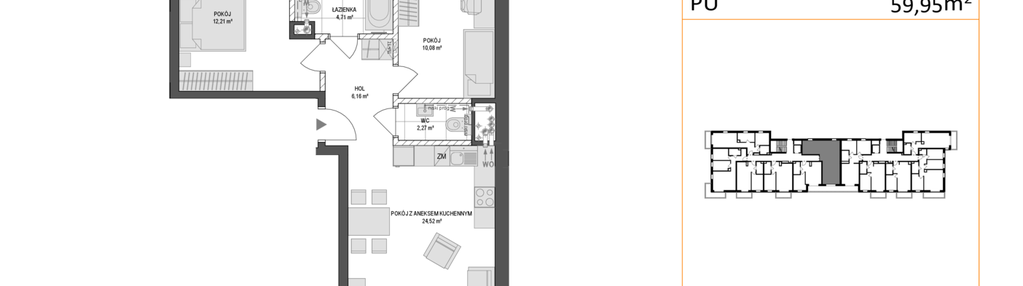 Mieszkanie w inwestycji: Konstelacja etap VI