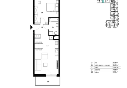 Mieszkanie w inwestycji: Osiedle Mozaika