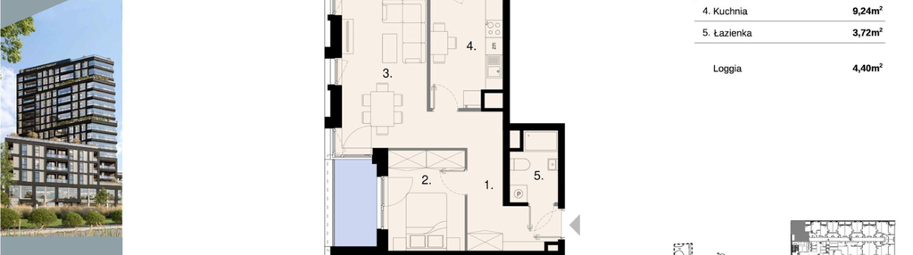 Mieszkanie w inwestycji: Sky Trust etap II - apartamenty inwestycyjne 23% VAT PRS