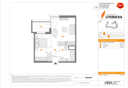 Mieszkanie w inwestycji: Apartamenty Literacka etap 2.2