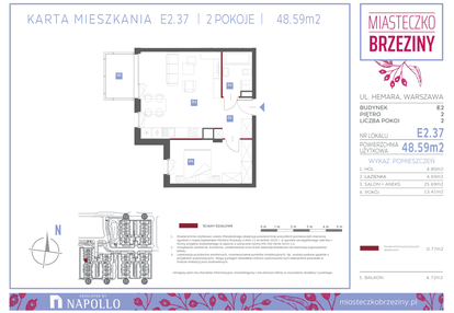 Mieszkanie w inwestycji: Miasteczko Brzeziny II