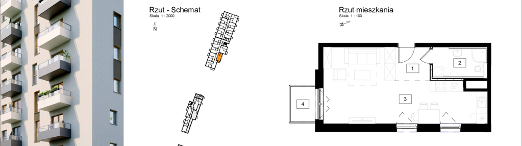 Mieszkanie w inwestycji: Osiedle Kochanowskiego - Gliwice