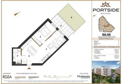 Mieszkanie w inwestycji: Portside Bałtycka
