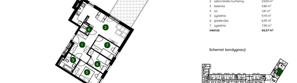 Mieszkanie w inwestycji: Murapol GreenCity bud. 1