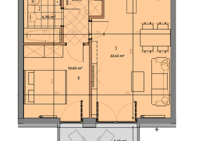 Mieszkanie w inwestycji: Partynice House II budynek P i R