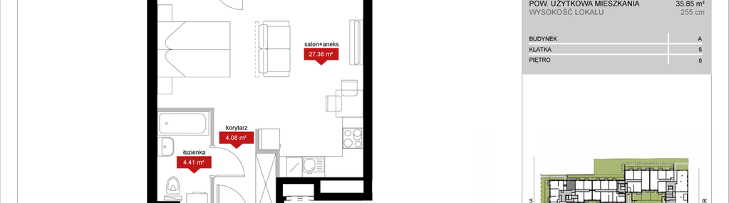 Mieszkanie w inwestycji: Atrium - Nowy Szczepin