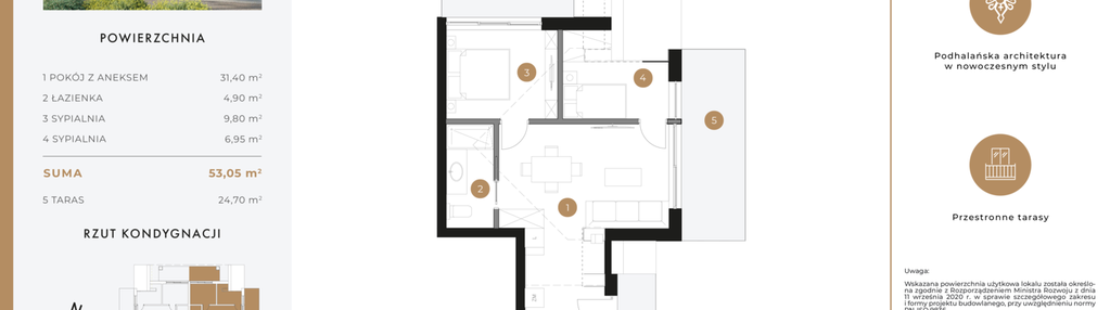 Mieszkanie w inwestycji: Tatrzański Resort