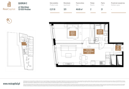Mieszkanie w inwestycji: Quorum Apartments