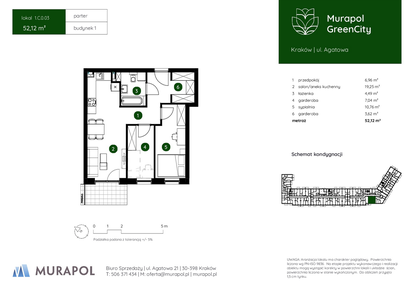Mieszkanie w inwestycji: Murapol GreenCity bud. 1