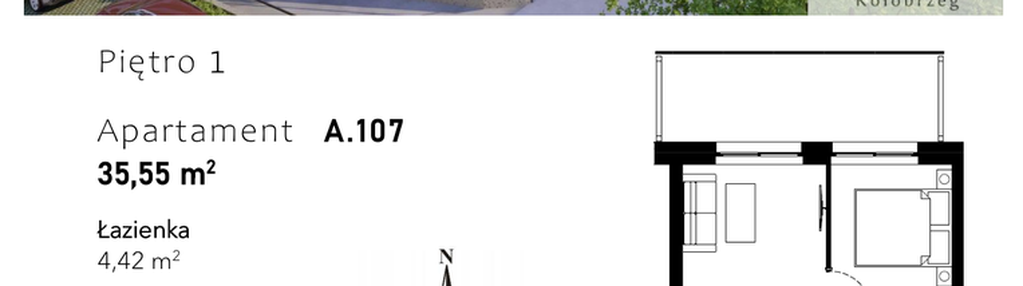 Mieszkanie w inwestycji: Perłowa Przystań - Kołobrzeg - etap II