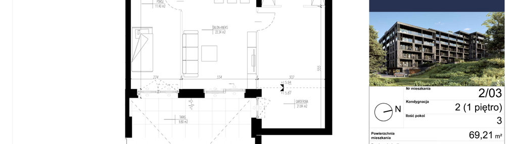 Mieszkanie w inwestycji: Apartamenty Wyzwolenia