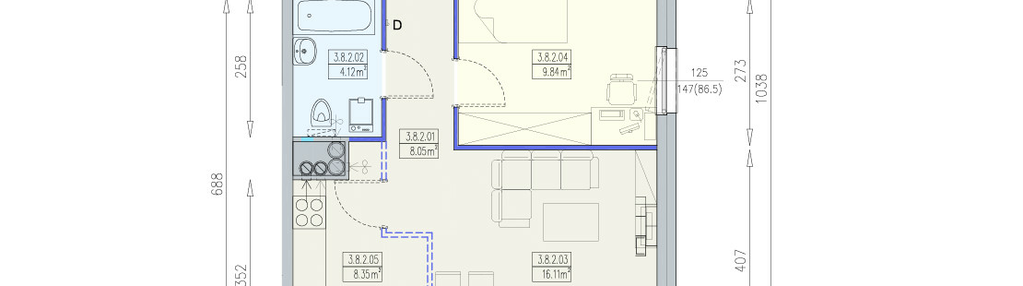 Mieszkanie w inwestycji: Południk 17 - budynek K1