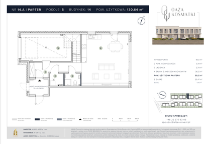 Dom w inwestycji: Oaza Kosmatki