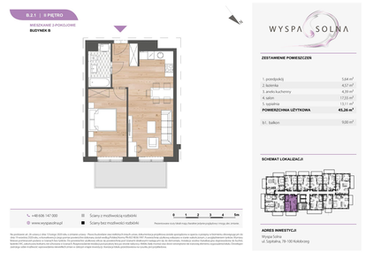 Mieszkanie w inwestycji: Wyspa Solna Etap III, budynek B