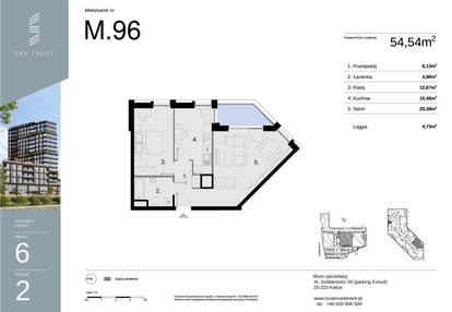 Mieszkanie w inwestycji: Sky Trust etap II