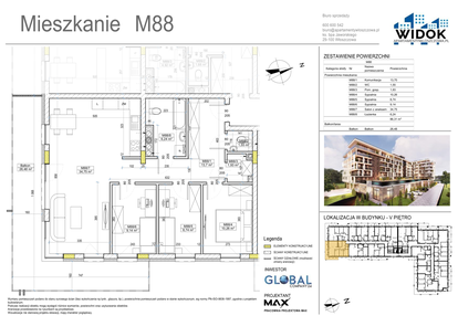 Mieszkanie w inwestycji: Apartamenty Widok Włoszczowa