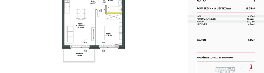 Mieszkanie w inwestycji: Metro Art 11