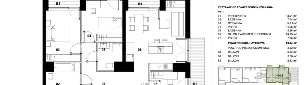Mieszkanie w inwestycji: Kozielska Park