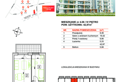 Mieszkanie w inwestycji: Osiedle Bliskie Zawady etap II