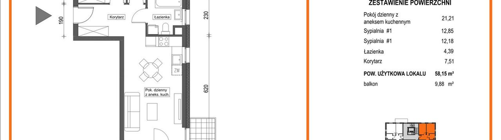 Mieszkanie w inwestycji: Zielony Brochów 7 - etap A