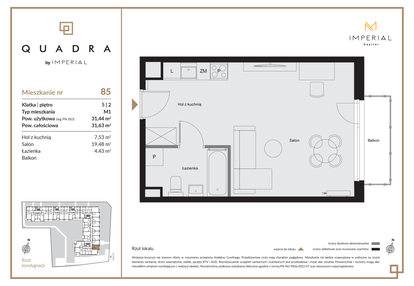 Mieszkanie w inwestycji: QUADRA