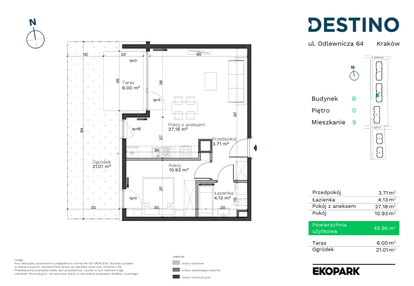 Mieszkanie w inwestycji: Destino