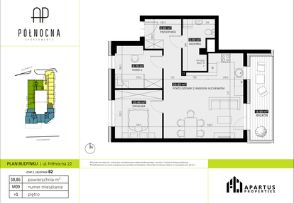 Mieszkanie w inwestycji: Apartamenty Północna etap II