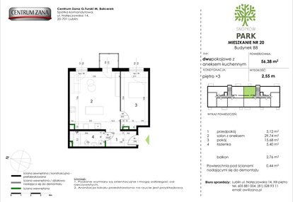 Mieszkanie w inwestycji: Snopków Park
