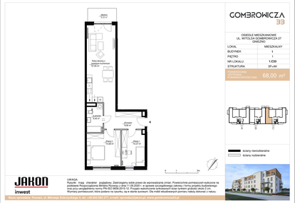 Mieszkanie w inwestycji: Gombrowicza 33
