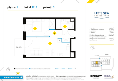 Mieszkanie w inwestycji: Let's Sea Baltic Park II