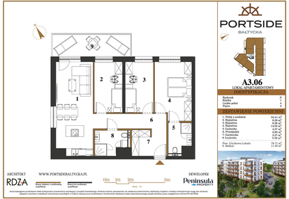 Mieszkanie w inwestycji: Portside Bałtycka