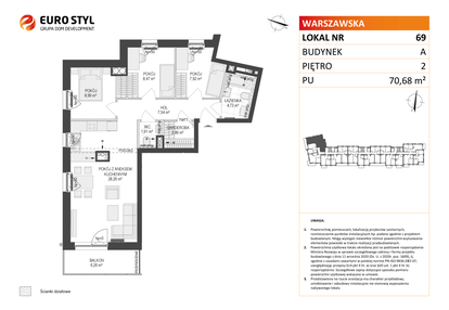 Mieszkanie w inwestycji: Osiedle Warszawska etap IV