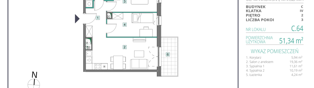 Mieszkanie w inwestycji: Osiedle Salvia