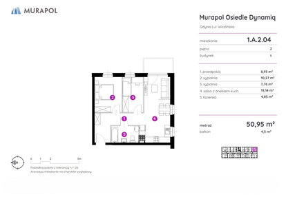 Mieszkanie w inwestycji: Murapol Osiedle Dynamiq