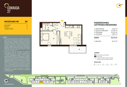 Mieszkanie w inwestycji: Conrada 27