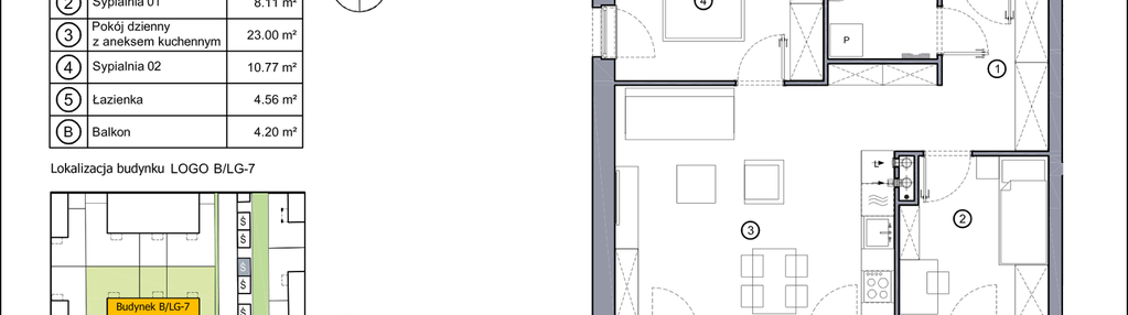 Mieszkanie w inwestycji: os. Linea w Buku