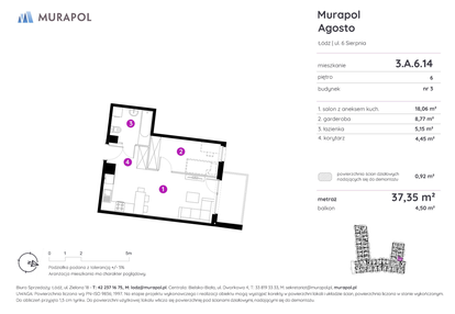 Mieszkanie w inwestycji: Murapol Agosto
