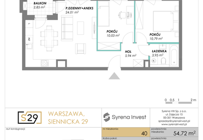 Mieszkanie w inwestycji: Siennicka 29