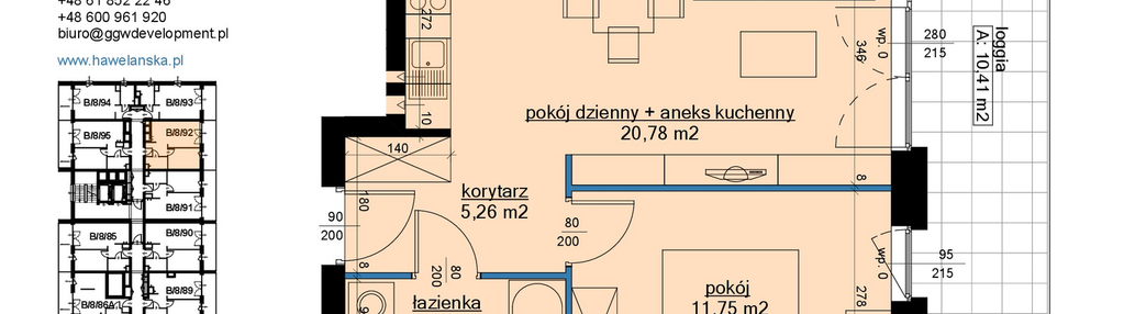 Mieszkanie w inwestycji: Osiedle Hawelańska etap III - bud. B