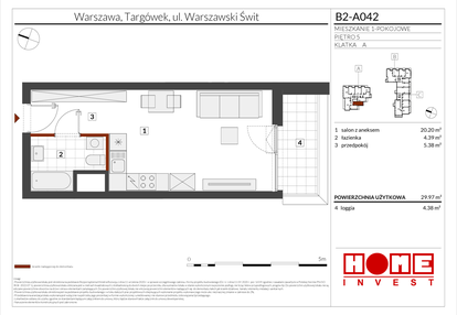 Mieszkanie w inwestycji: Warszawski Świt etap IX