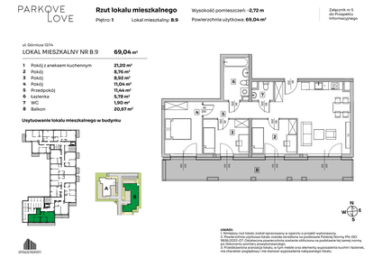 Mieszkanie w inwestycji: Parkove Love