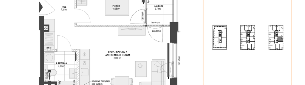 Mieszkanie w inwestycji: DOKI etap II (bud. G)