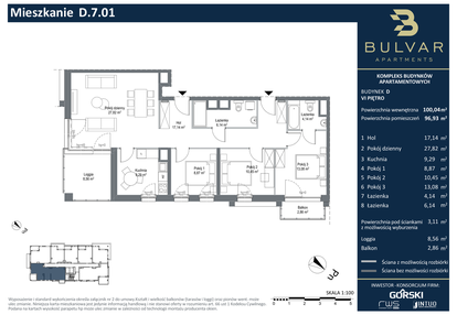 Mieszkanie w inwestycji: Bulvar Apartments - etap II