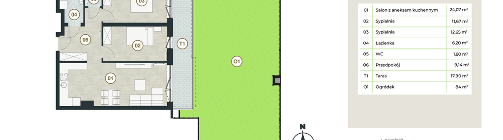 Mieszkanie w inwestycji: InPark