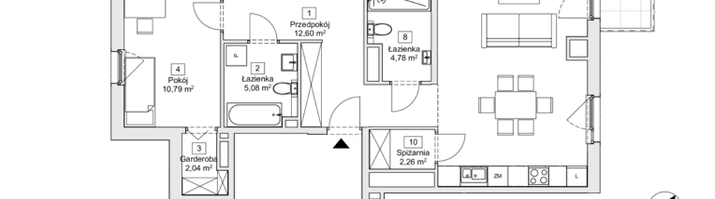 Mieszkanie w inwestycji: Zacisze Marcelin IIIa