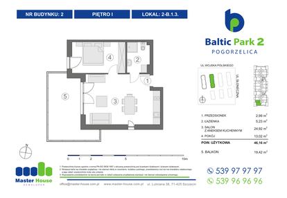 Mieszkanie w inwestycji: Baltic Park 2 Pogorzelica bud. 1 i 2