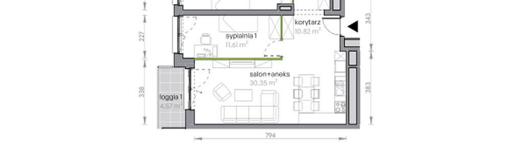 Mieszkanie w inwestycji: Legnicka Vita